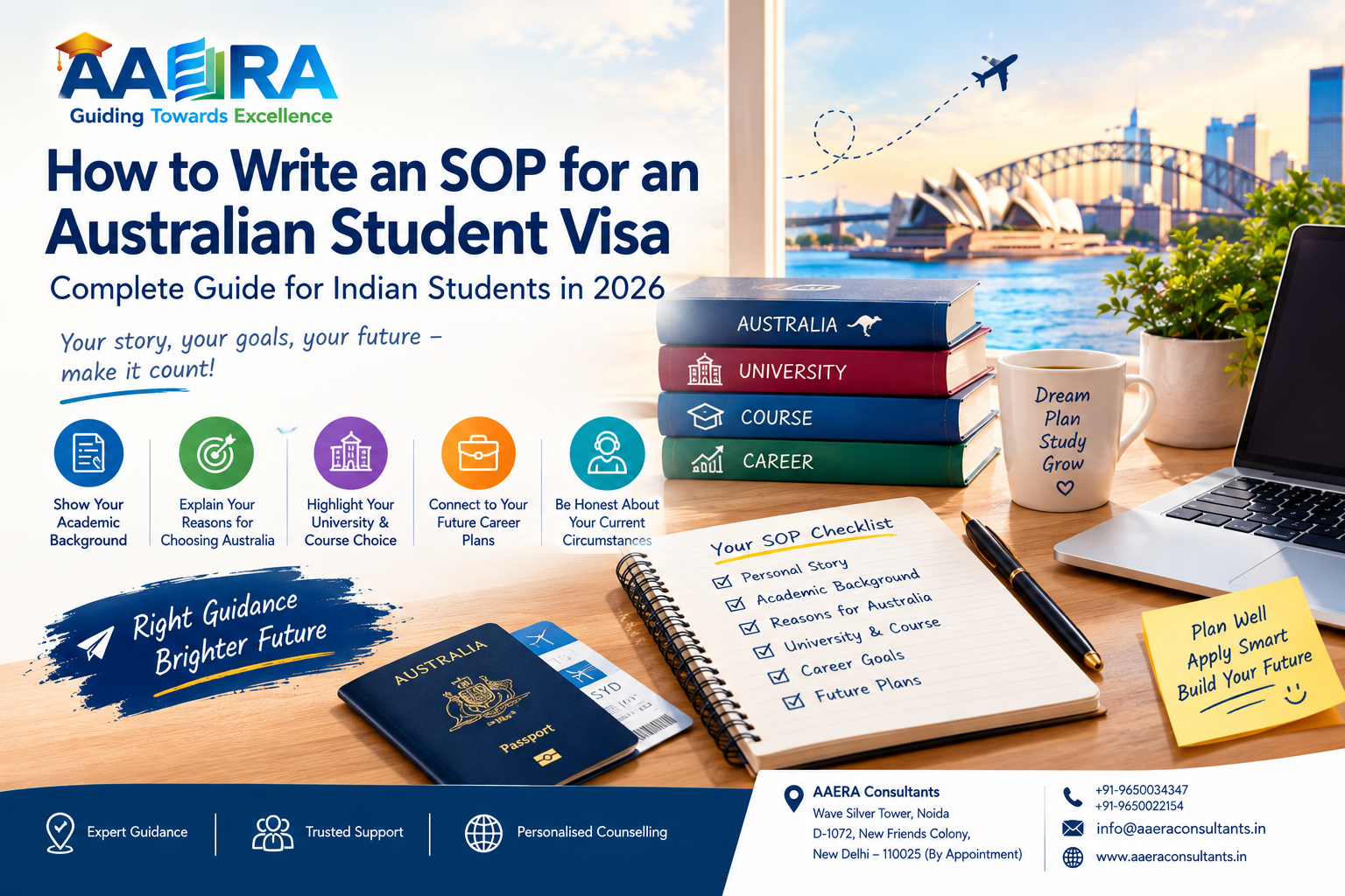 SOP for an Australian Student Visa — Simple Guide for Indian Students 2026