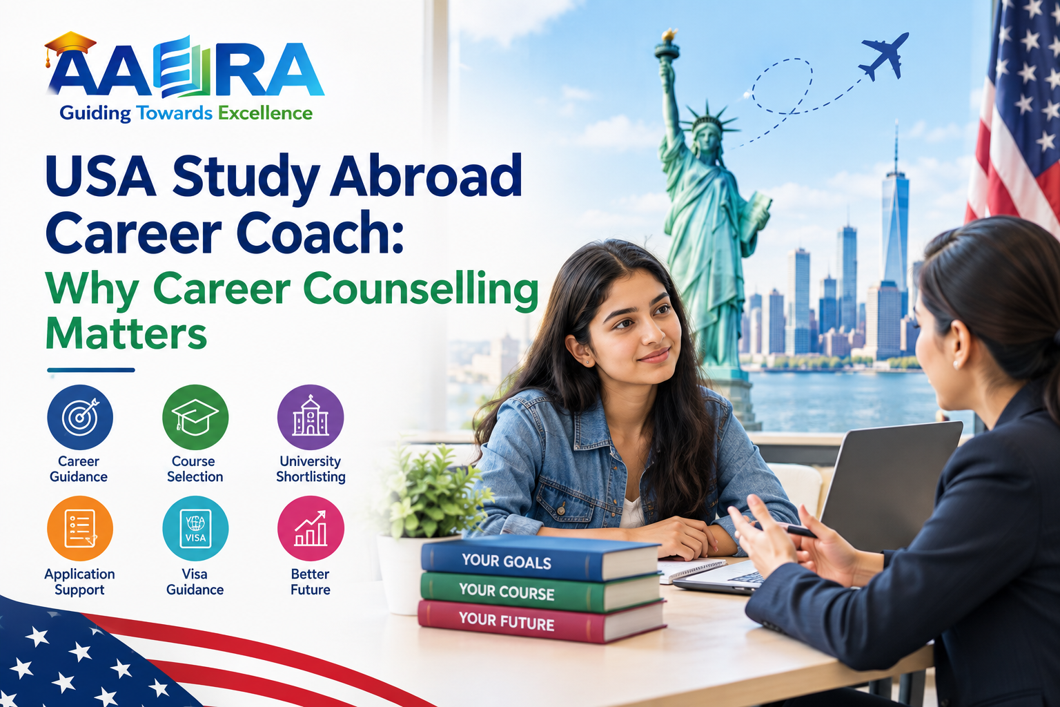 USA Study Abroad Career Coach helping Indian students with USA education and career planning