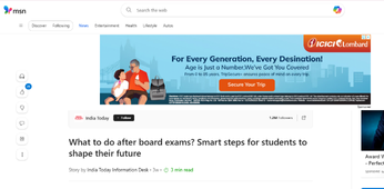 1.2M Followers What to do after board exams? Smart steps for students to shape their future